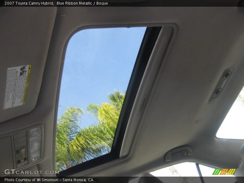 Blue Ribbon Metallic / Bisque 2007 Toyota Camry Hybrid