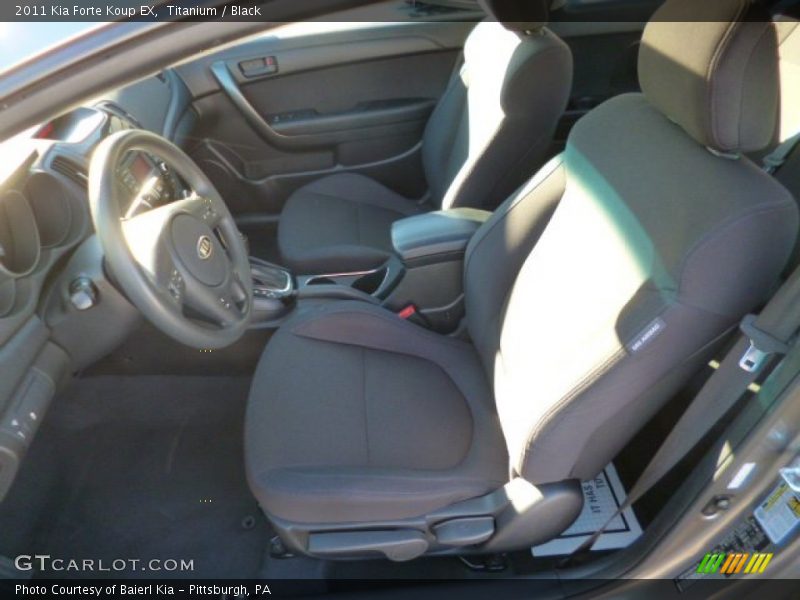 Titanium / Black 2011 Kia Forte Koup EX