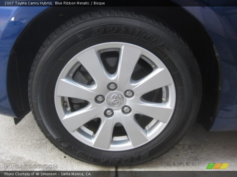 Blue Ribbon Metallic / Bisque 2007 Toyota Camry Hybrid