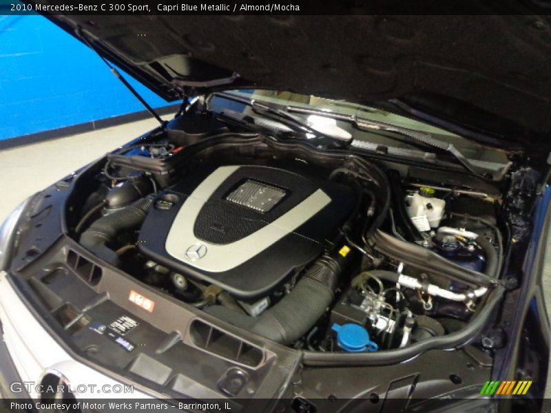 Capri Blue Metallic / Almond/Mocha 2010 Mercedes-Benz C 300 Sport