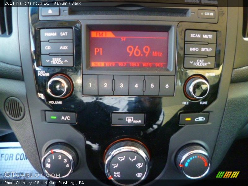 Titanium / Black 2011 Kia Forte Koup EX