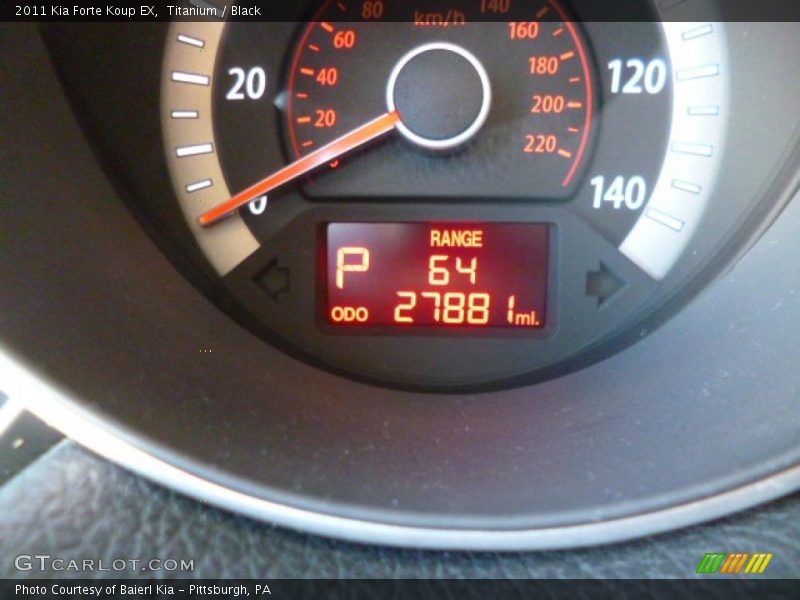 Titanium / Black 2011 Kia Forte Koup EX