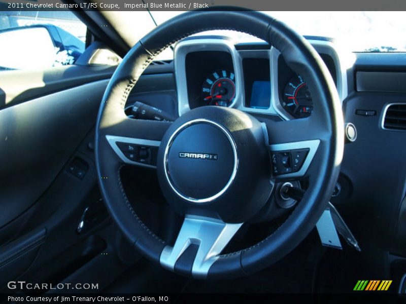 Imperial Blue Metallic / Black 2011 Chevrolet Camaro LT/RS Coupe