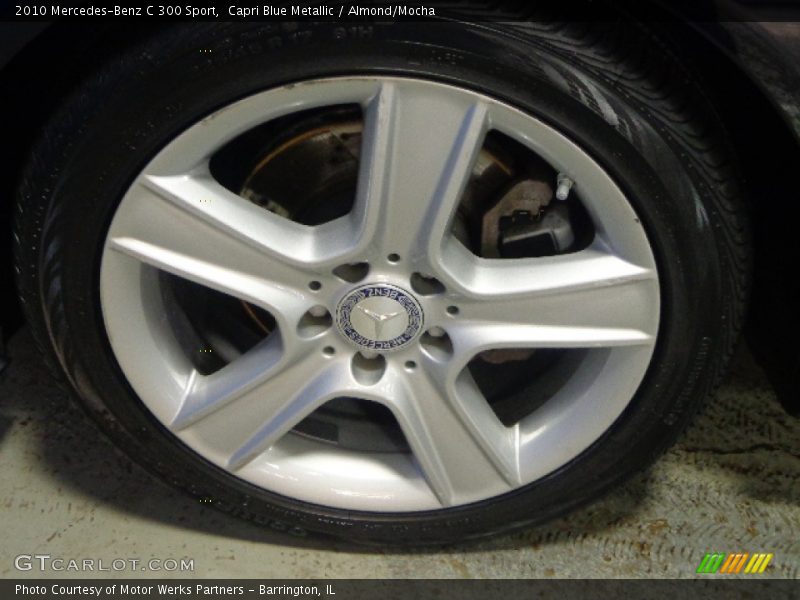 Capri Blue Metallic / Almond/Mocha 2010 Mercedes-Benz C 300 Sport
