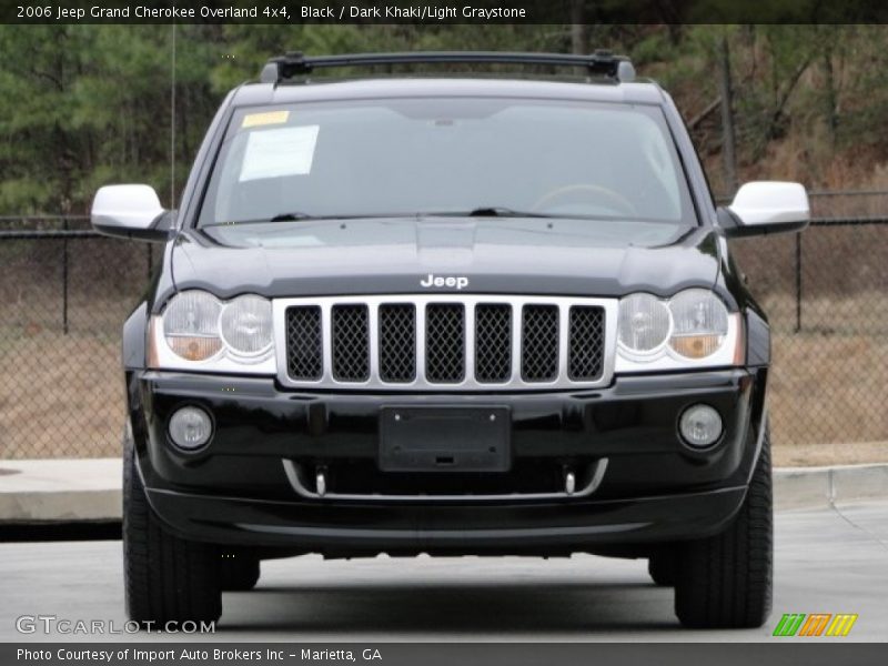 Black / Dark Khaki/Light Graystone 2006 Jeep Grand Cherokee Overland 4x4