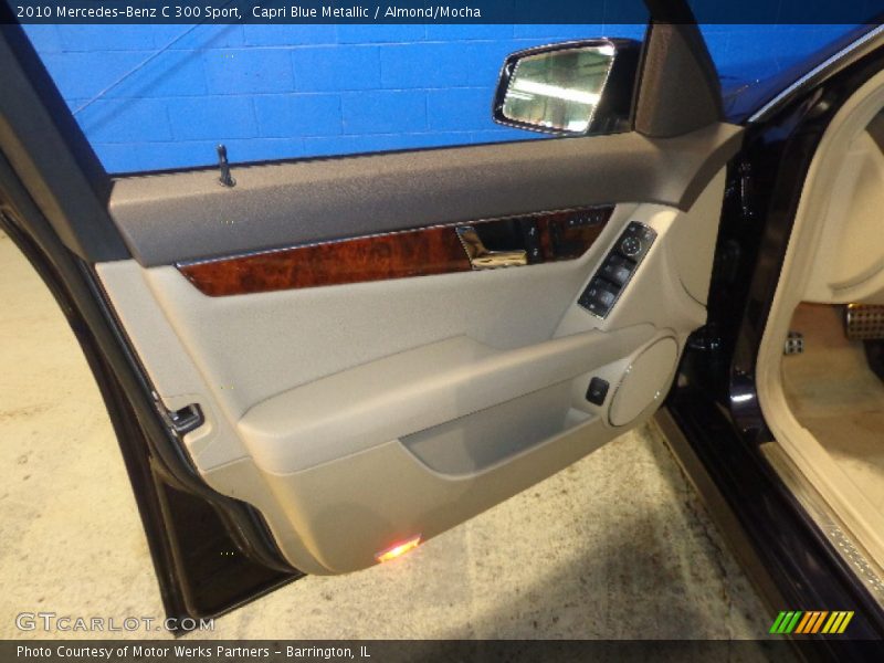 Capri Blue Metallic / Almond/Mocha 2010 Mercedes-Benz C 300 Sport