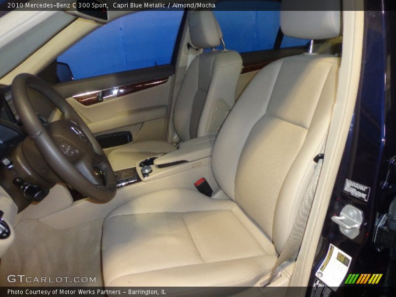Capri Blue Metallic / Almond/Mocha 2010 Mercedes-Benz C 300 Sport