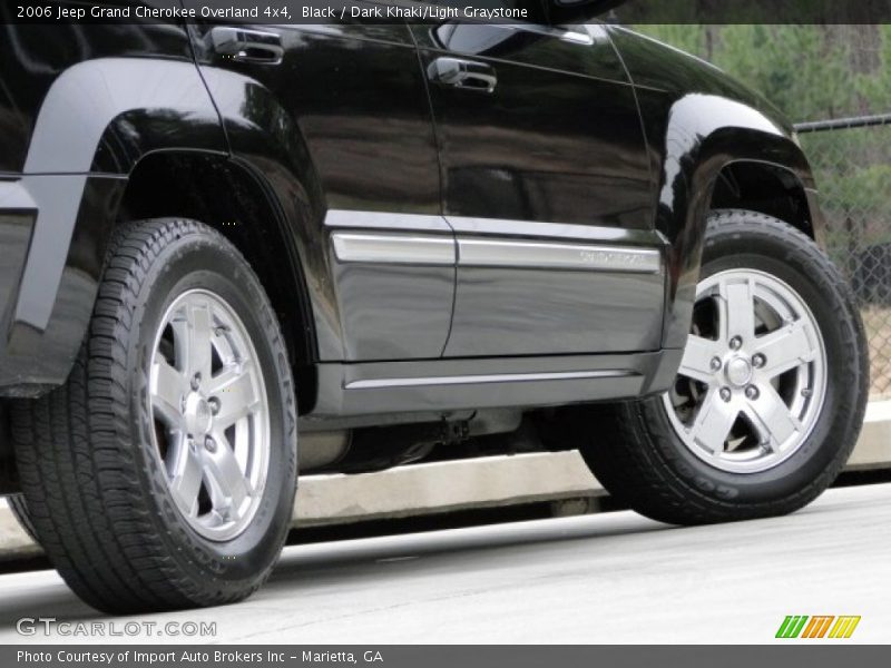 Black / Dark Khaki/Light Graystone 2006 Jeep Grand Cherokee Overland 4x4