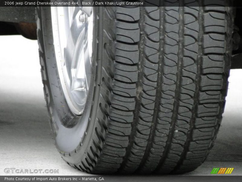 Black / Dark Khaki/Light Graystone 2006 Jeep Grand Cherokee Overland 4x4