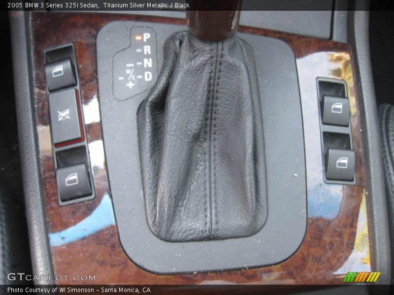 Titanium Silver Metallic / Black 2005 BMW 3 Series 325i Sedan
