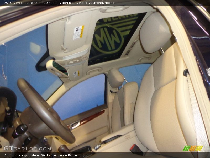 Capri Blue Metallic / Almond/Mocha 2010 Mercedes-Benz C 300 Sport