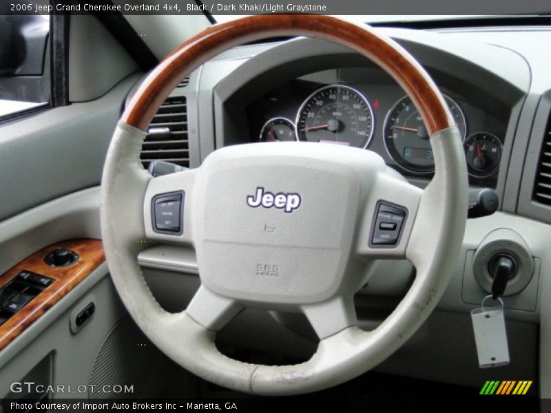 Black / Dark Khaki/Light Graystone 2006 Jeep Grand Cherokee Overland 4x4