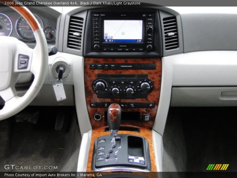 Black / Dark Khaki/Light Graystone 2006 Jeep Grand Cherokee Overland 4x4