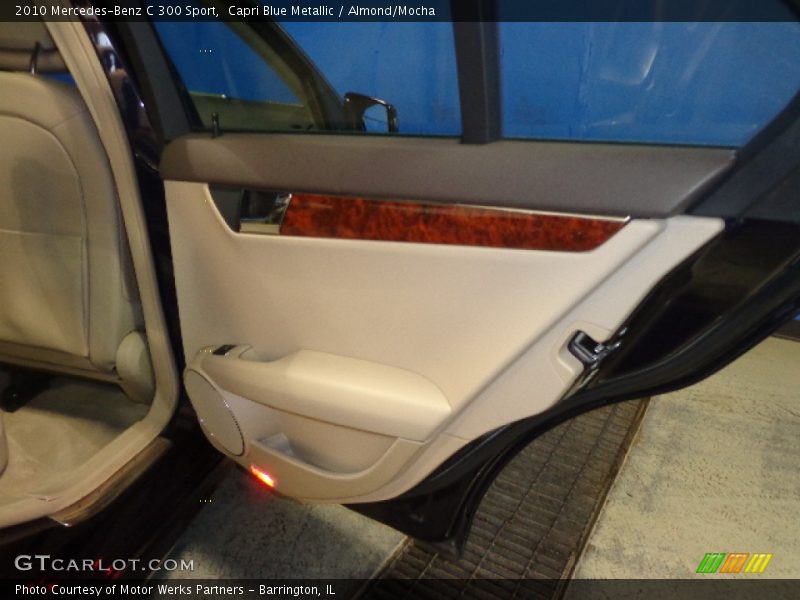 Capri Blue Metallic / Almond/Mocha 2010 Mercedes-Benz C 300 Sport