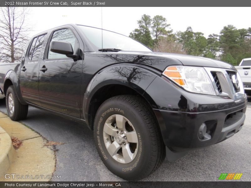 Super Black / Steel 2012 Nissan Frontier SV Crew Cab