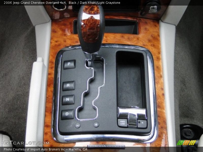Black / Dark Khaki/Light Graystone 2006 Jeep Grand Cherokee Overland 4x4