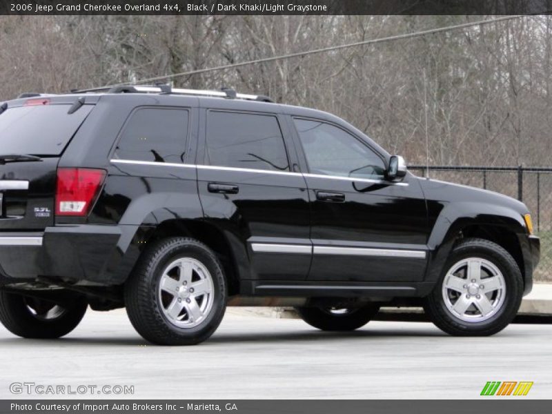 Black / Dark Khaki/Light Graystone 2006 Jeep Grand Cherokee Overland 4x4