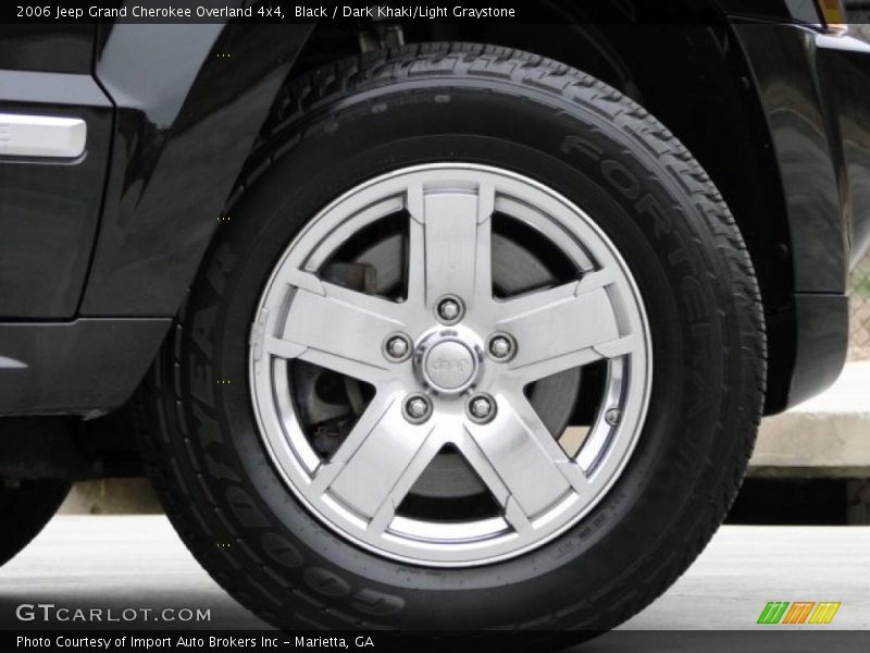 Black / Dark Khaki/Light Graystone 2006 Jeep Grand Cherokee Overland 4x4