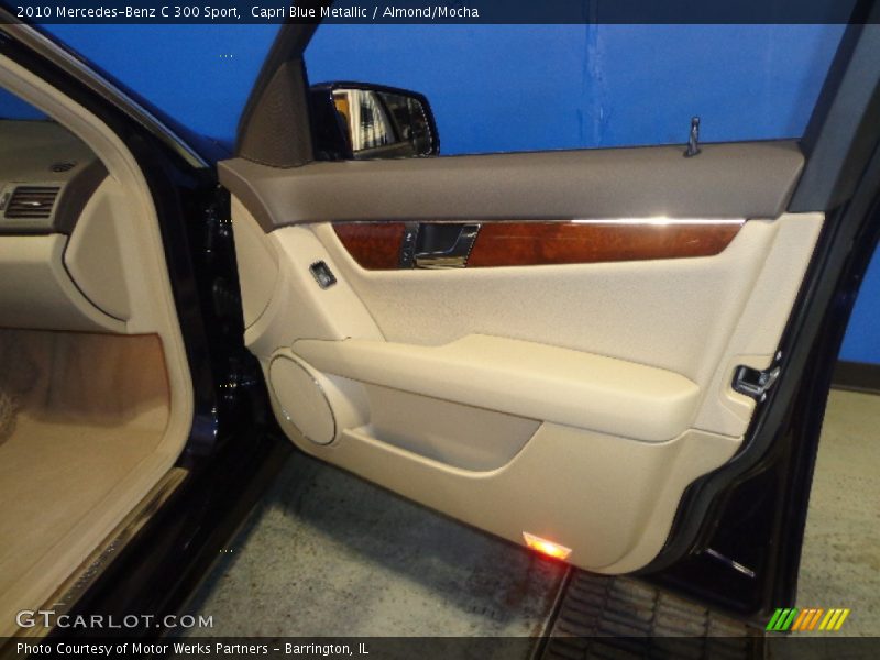 Capri Blue Metallic / Almond/Mocha 2010 Mercedes-Benz C 300 Sport