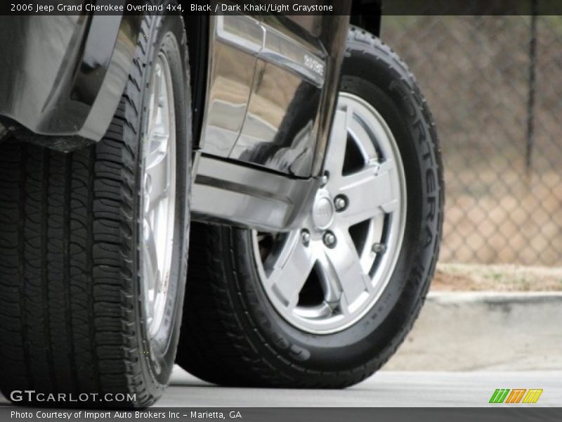 Black / Dark Khaki/Light Graystone 2006 Jeep Grand Cherokee Overland 4x4