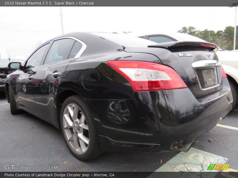 Super Black / Charcoal 2010 Nissan Maxima 3.5 S