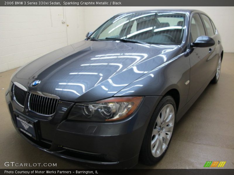 Sparkling Graphite Metallic / Black 2006 BMW 3 Series 330xi Sedan