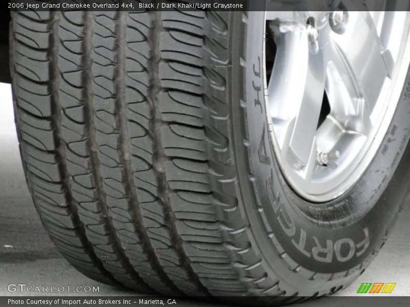 Black / Dark Khaki/Light Graystone 2006 Jeep Grand Cherokee Overland 4x4