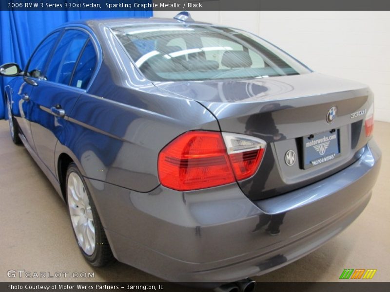 Sparkling Graphite Metallic / Black 2006 BMW 3 Series 330xi Sedan