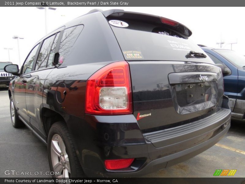 Blackberry Pearl / Dark Slate Gray 2011 Jeep Compass 2.0 Latitude