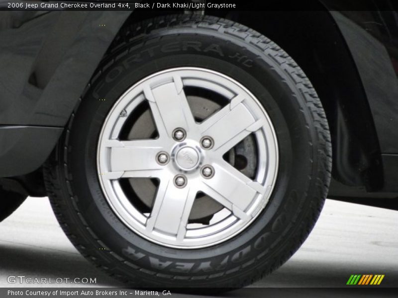Black / Dark Khaki/Light Graystone 2006 Jeep Grand Cherokee Overland 4x4