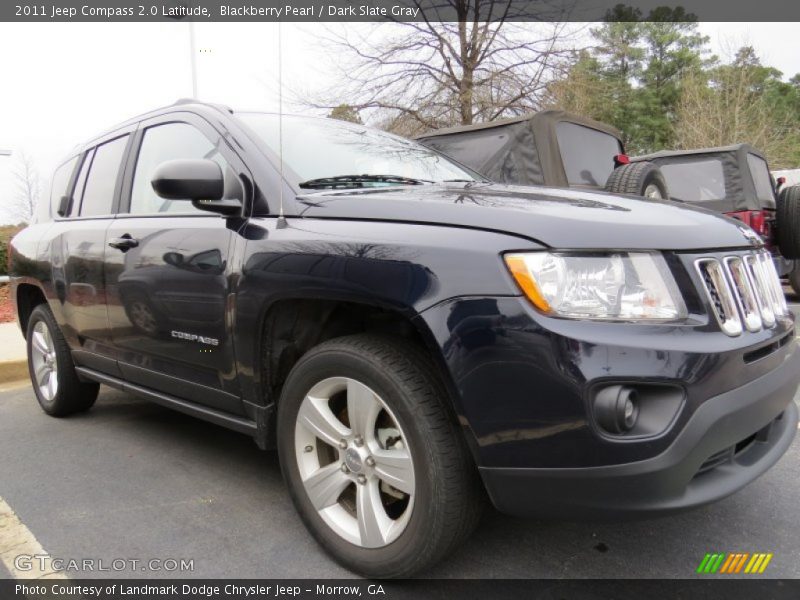 Blackberry Pearl / Dark Slate Gray 2011 Jeep Compass 2.0 Latitude
