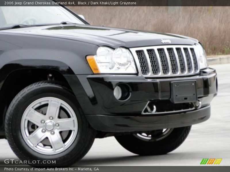 Black / Dark Khaki/Light Graystone 2006 Jeep Grand Cherokee Overland 4x4