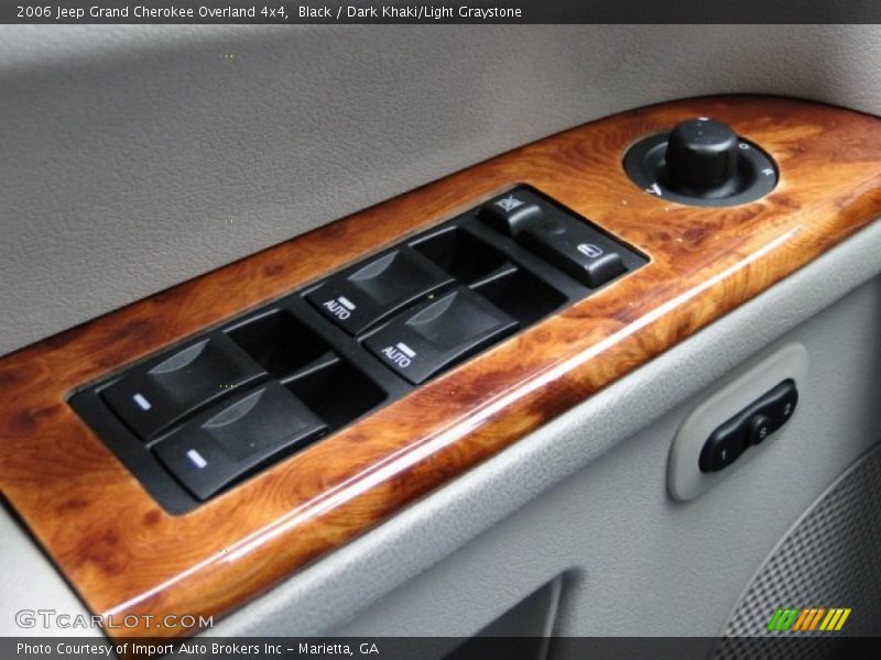 Black / Dark Khaki/Light Graystone 2006 Jeep Grand Cherokee Overland 4x4