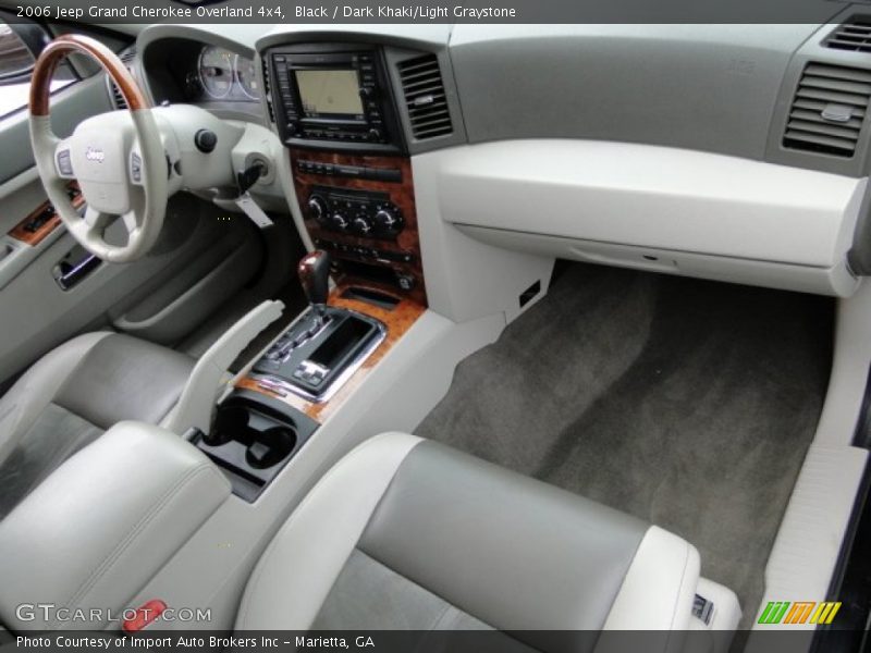 Black / Dark Khaki/Light Graystone 2006 Jeep Grand Cherokee Overland 4x4