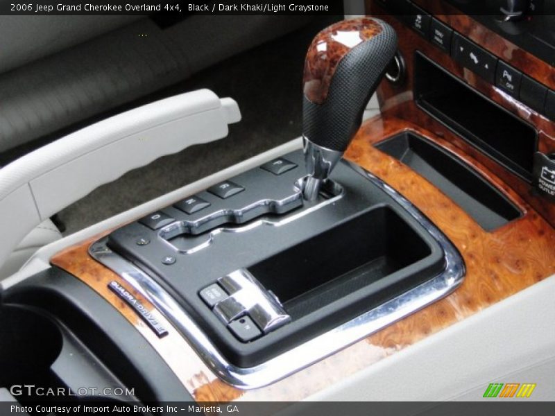 Black / Dark Khaki/Light Graystone 2006 Jeep Grand Cherokee Overland 4x4