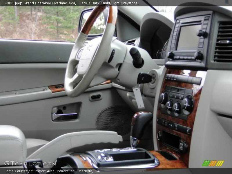 Black / Dark Khaki/Light Graystone 2006 Jeep Grand Cherokee Overland 4x4