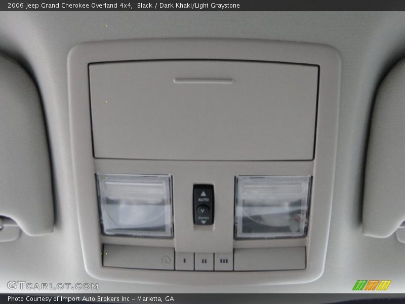 Black / Dark Khaki/Light Graystone 2006 Jeep Grand Cherokee Overland 4x4