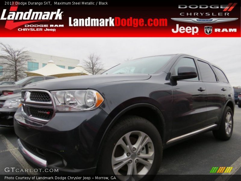 Maximum Steel Metallic / Black 2013 Dodge Durango SXT