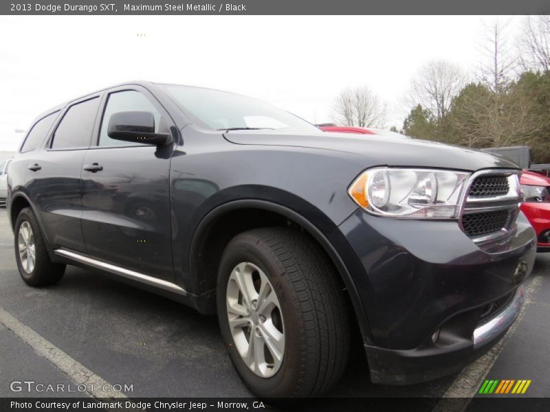 Maximum Steel Metallic / Black 2013 Dodge Durango SXT