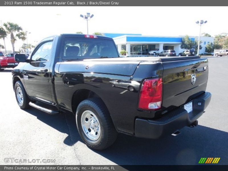 Black / Black/Diesel Gray 2013 Ram 1500 Tradesman Regular Cab
