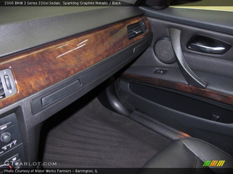 Sparkling Graphite Metallic / Black 2006 BMW 3 Series 330xi Sedan