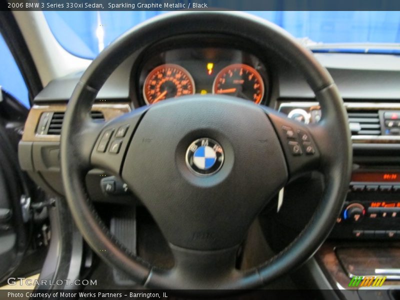 Sparkling Graphite Metallic / Black 2006 BMW 3 Series 330xi Sedan