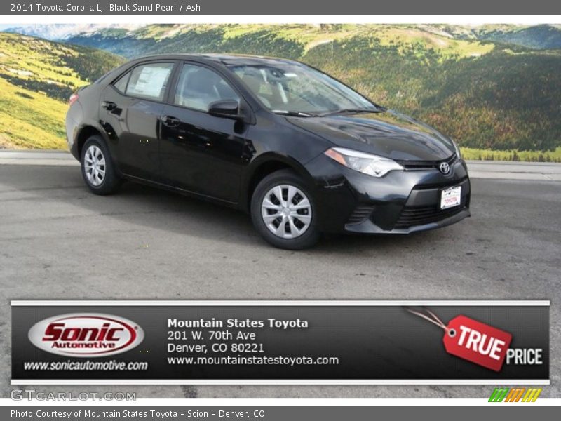 Black Sand Pearl / Ash 2014 Toyota Corolla L