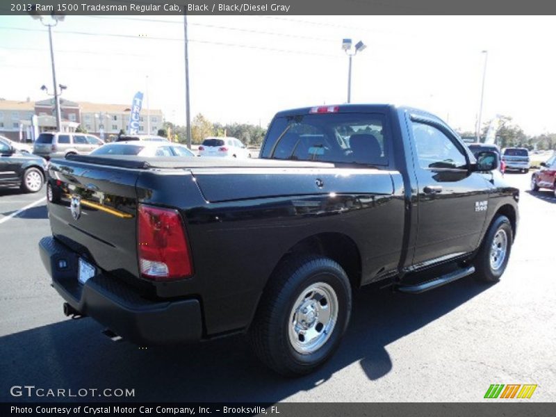 Black / Black/Diesel Gray 2013 Ram 1500 Tradesman Regular Cab