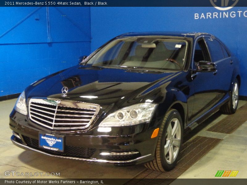 Black / Black 2011 Mercedes-Benz S 550 4Matic Sedan