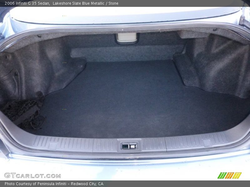 Lakeshore Slate Blue Metallic / Stone 2006 Infiniti G 35 Sedan