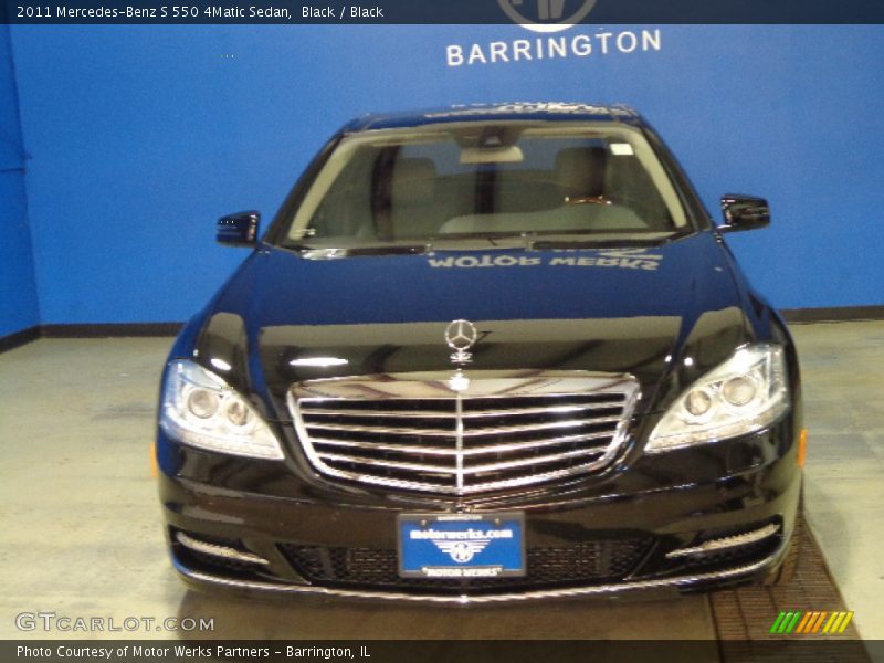 Black / Black 2011 Mercedes-Benz S 550 4Matic Sedan