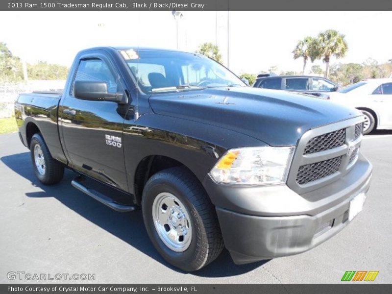 Black / Black/Diesel Gray 2013 Ram 1500 Tradesman Regular Cab