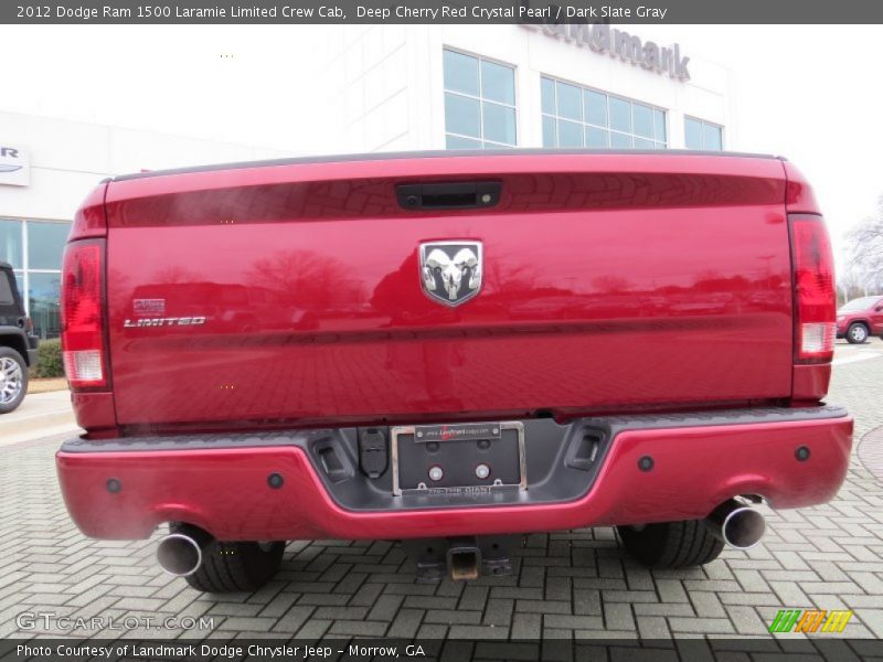 Deep Cherry Red Crystal Pearl / Dark Slate Gray 2012 Dodge Ram 1500 Laramie Limited Crew Cab