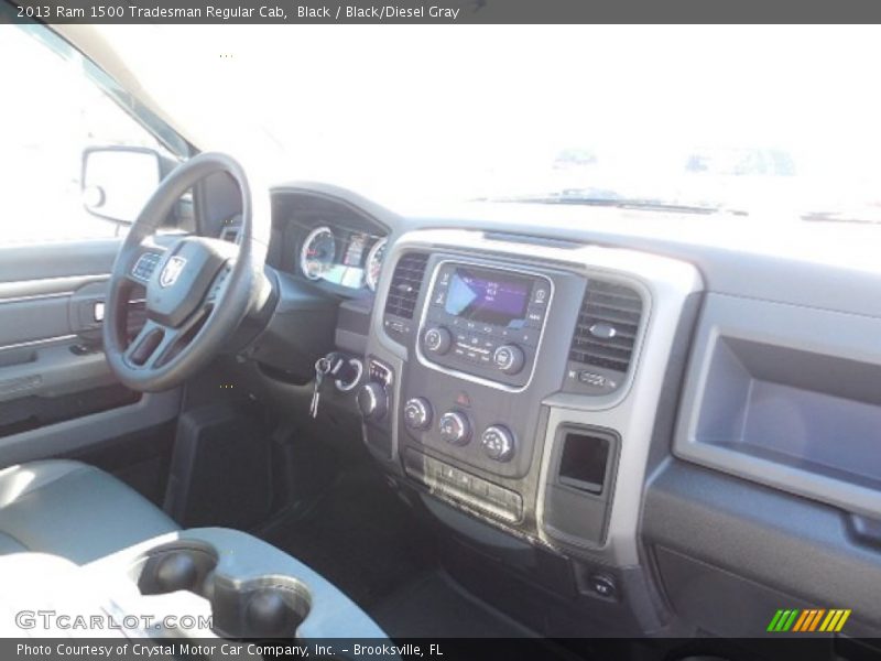 Black / Black/Diesel Gray 2013 Ram 1500 Tradesman Regular Cab